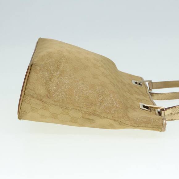 GUCCI GG Canvas Shoulder Bag Gold Tone Gold 0021099 - Picture 4 of 12